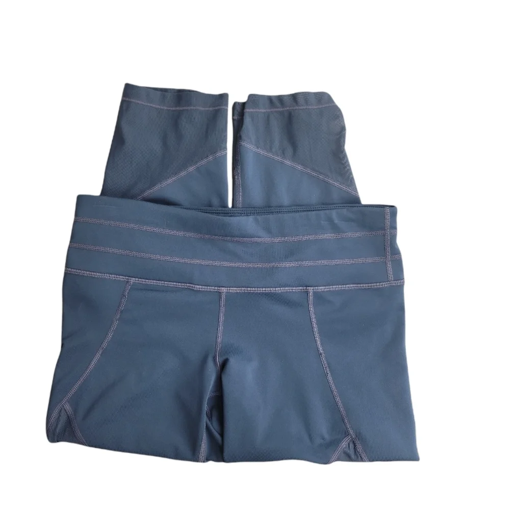 Athleta Blue High Waist Mesh Athletic Joggers‎ Women’s Size Small